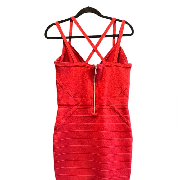 Guess Red Strappy Dress Size XL - Picture 5 of 11